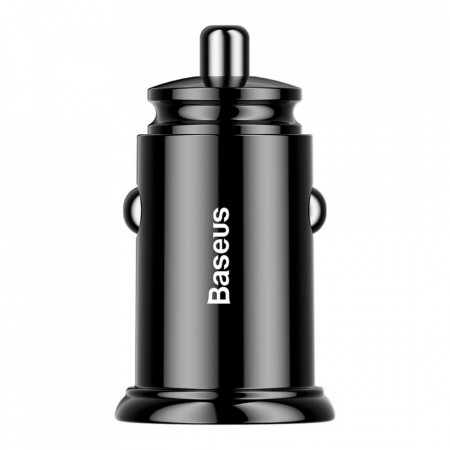 Зарядно за кола BASEUS Circular 30W 2x USB Type A QC 3.0 SCP AFC (CCALL-YD01) черно