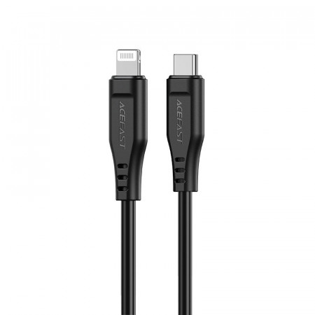 Кабел за зареждане и данни ACEFAST USB Type C към Lightning MFI 30W 3A 1.2m (C3-01) черен