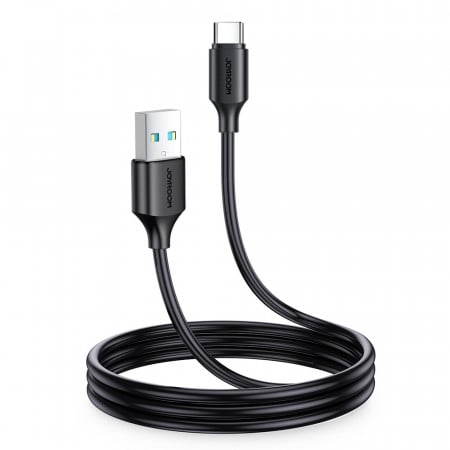 Кабел за зареждане и данни JOYROOM USB Type A към USB Type C 3A 1m черен (S-UC027A9)