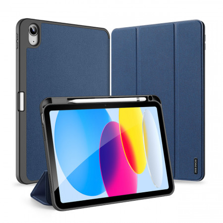 Калъф тип книга със Smart Sleep функция DUX DUCIS Domo - iPad 10.9" 2022 син
