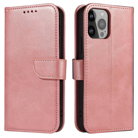 Калъф тип книга Magnet Elegant - Samsung A15 розов
