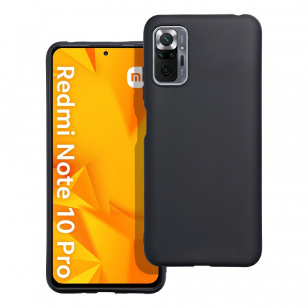 Матов силиконов гръб MATT - Xiaomi Note 10 5G / Poco M3 Pro / Poco M3 Pro 5G черен