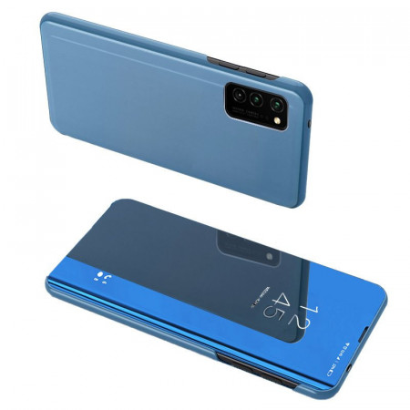 Огледален калъф тип книга Clear View - Samsung Galaxy A72 / A72 5G син