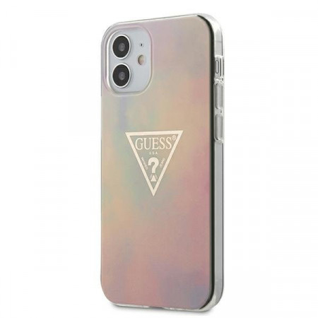 Оригинален гръб GUESS Tie & Die GUHCP12SPCUMCGG01 - iPhone 12 mini розов