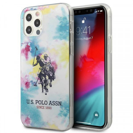Оригинален гръб US POLO Tie & Dye USHCP12MPCUSML - iPhone 12 / 12 Pro многоцветен