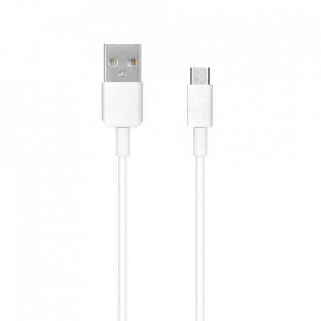 Оригинален кабел за зареждане и данни HUAWEI C02450768A USB Type A към Micro USB бял