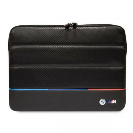 Оригинален калъф за лаптоп BMW Carbon Tricolor BMCS14PUCARTCBK 14" черен