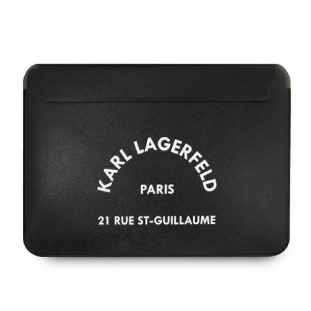 Оригинален калъф за лаптоп KARL LAGERFELD Saffiano RSG KLCS16RSGSFBK 16" черен