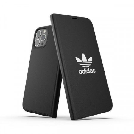 Оригинален калъф тип книга ADIDAS OR Basic - iPhone 12 Pro Max черен
