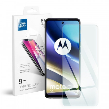 Плосък закален стъклен протектор BLUE STAR - Motorola Moto G51 5G