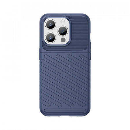 Подсилен гръб Thunder - iPhone 15 Pro син
