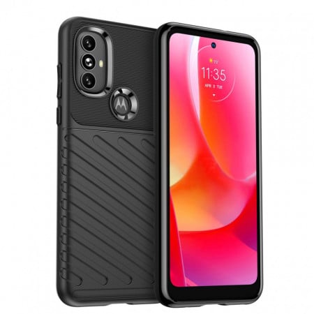 Подсилен гръб Thunder - Moto g power 2022 черен