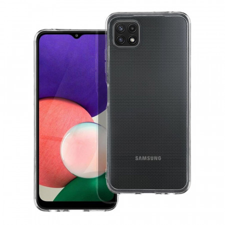 Прозрачен гръб Clear 2mm (с голям отвор) - Samsung Galaxy A22 5G
