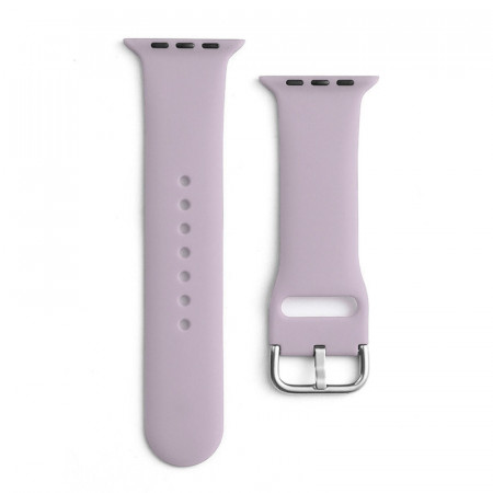 Силиконова каишка за часовник APS - Apple Watch 45mm Series 8 / 45mm Series 7 / 44mm SE / 44mm Series 6 / 44mm Series 5 / 44mm Series 4 / 42mm Series 3 / 42mm Series 2 лилав