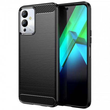 Силиконов гръб Carbon - Infinix Note 12i черен