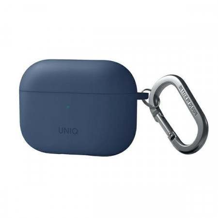 Силиконов калъф за слушалки UNIQ Nexo - AirPods Pro 2 + куки син