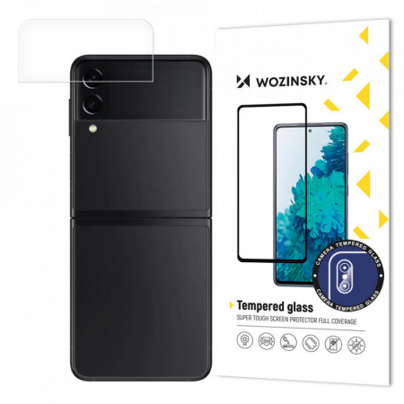 Стъклен протектор за камера с пълно покритие 9H WOZINSKY - Samsung Galaxy Z Flip3 5G