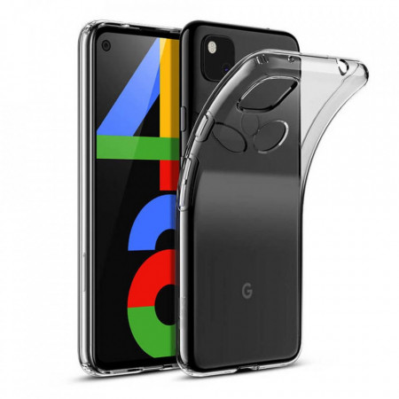 Тънък силиконов гръб 0.5mm - Google Pixel 4a прозрачен