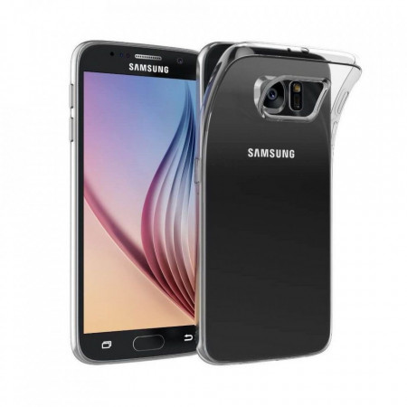 Тънък силиконов гръб 0.5mm - Samsung Galaxy S6 прозрачен