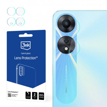 2 бр. гъвкав протектор за камера 3mk Lens Protection - OPPO A58 5G