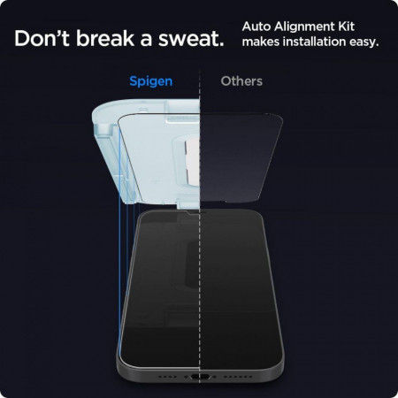 2 бр. закален стъклен протектор SPIGEN TR Ez Fit с инструмент за поставяне - iPhone 12 Pro Max