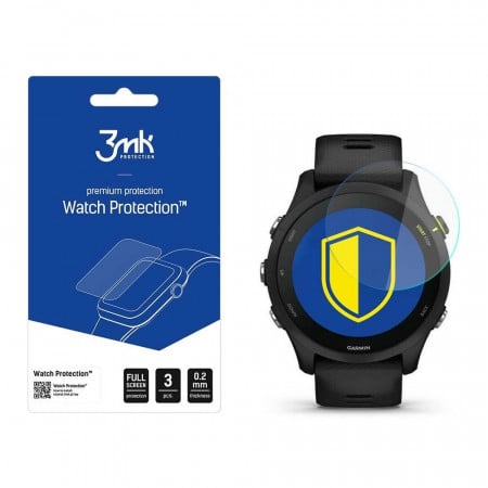 3 бр. гъвкав протектор с пълно покритие 3mk Watch Protection v. Flexible Glass Lite - Garmin Forerunner 255