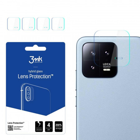 4 бр. гъвкав протектор за камера 3mk Lens Protection – Xiaomi 13