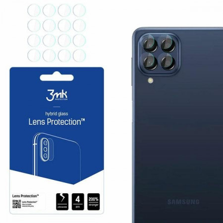 4 бр. гъвкав протектор за камера 3mk Lens Protection - Samsung Galaxy M53