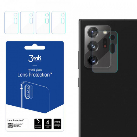 4 бр. гъвкав протектор за камера 3mk Lens Protection - Samsung Galaxy Note20 Ultra