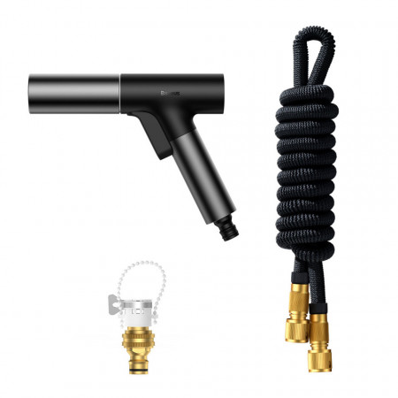 Baseus GF5 Car Wash Spray Nozzle（7.5m water pipe) черен