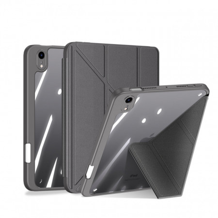 DUX DUCIS Magi case - iPad mini 8.3" (6th gen 2021) smart cover with stand and storage - Apple Pencil gray