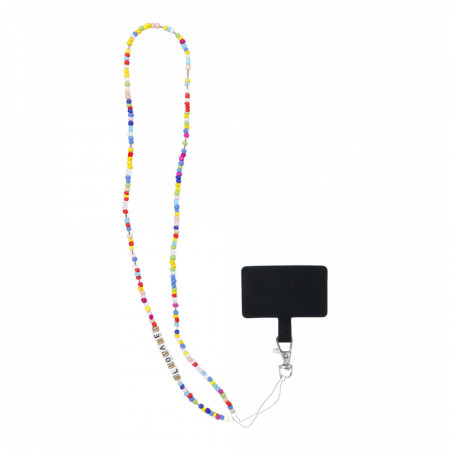 PIXIE pendant - the phone / cord length 68cm (34cm in the loop) / on neck - beads