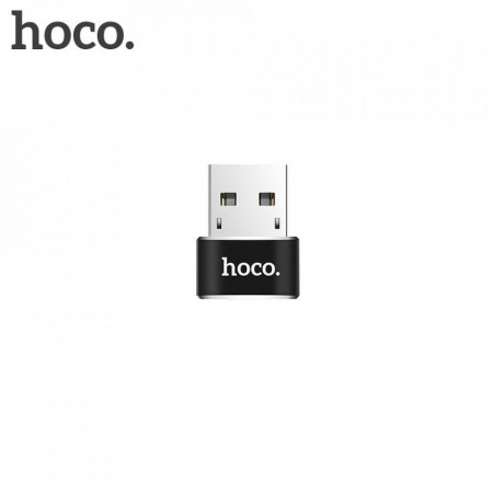 Адаптер On-the-Go Hoco USB Type C към USB 2.0 (UA6) черен