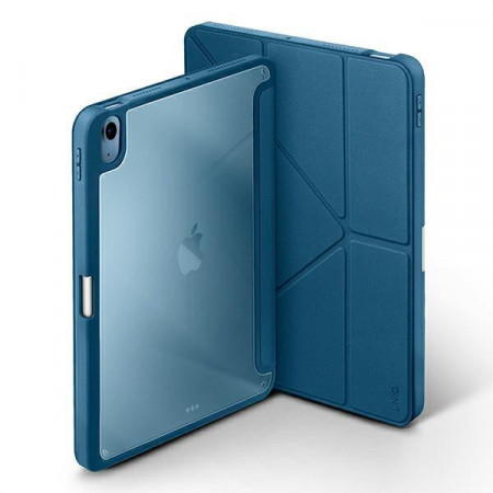 Антибактериален калъф тип книга с място за стилус UNIQ Moven - iPad Air 10.9" (4th gen 2020) / (5th gen 2022) carpi blue