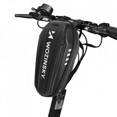 Водоустойчива чанта за кормило на велосипед WOZINSKY 3л черна