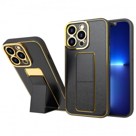 Гръб със стойка New Kickstand - iPhone 13 черен