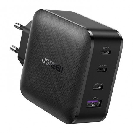 Зарядно за стена UGREEN PPS 65W USB Type A / 3x USB Type C PD QC3.0 AFC FCP SCP (CD224 70774) черно