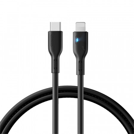 Кабел за зареждане и данни JOYROOM USB Type C към Lightning 20W 1.2m S-CL020A13 черен