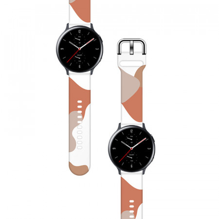 Каишка за часовник Strap Moro - Samsung Galaxy Watch4 Classic 42mm wristband bracelet (5) черен камуфлаж