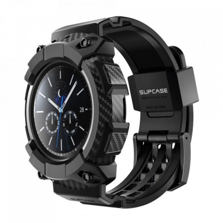 Калъф за корпус с каишка SUPCASE Unicorn Beetle Pro - Samsung Galaxy Watch4 Classic 46mm черен