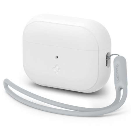 Калъф за слушалки SPISilicone Fit Strap - AirPods Pro бял / сив