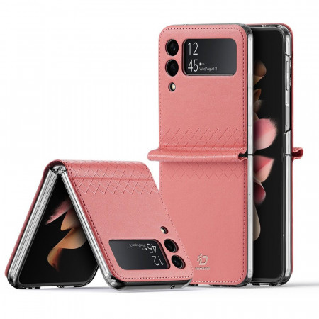 Калъф от еко кожа DUX DUCIS Bril - Samsung Galaxy Z Flip3 5G розов