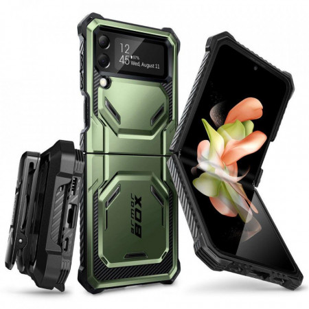 Калъф с клипс SUPCASE IBLSN Armorbox - Samsung Galaxy Z Flip4 зелен