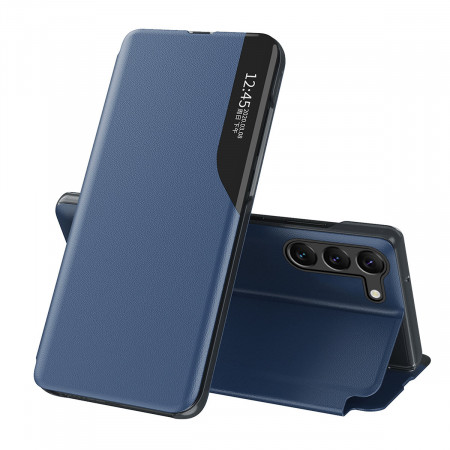Калъф тип книга от еко кожа Eco - Xiaomi Poco C65 / Redmi 13C син