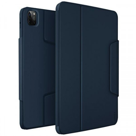 Магнитен калъф тип книга UNIQ Rovus - iPad Pro 11" (3rd gen 2021) / Pro 11" (4th gen 2022) / Air 10.9" (4th gen 2020) / Air 10.9" (5th gen 2022) marine blue