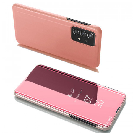 Огледален калъф тип книга Clear View - Samsung Galaxy A53 5G розов