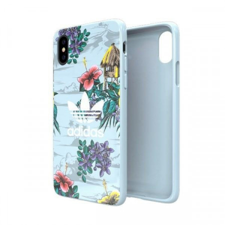 Оригинален гръб ADIDAS OR Snap Floral - iPhone X / XS сив