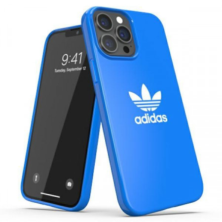 Оригинален гръб ADIDAS OR Snap Trefoil - iPhone 13 Pro Max син
