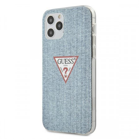 Оригинален гръб GUESS Jeans GUE000848 GUHCP12MPCUJULLB - iPhone 12 Pro Max син