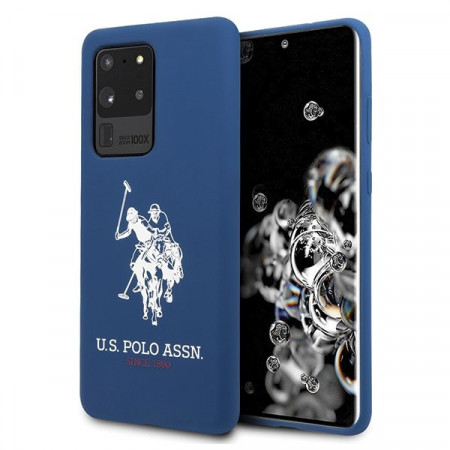 Оригинален гръб US POLO Silicone USHCS69SLHRNV - Samsung Galaxy S20 Ultra / S20 Ultra 5G тъмносив